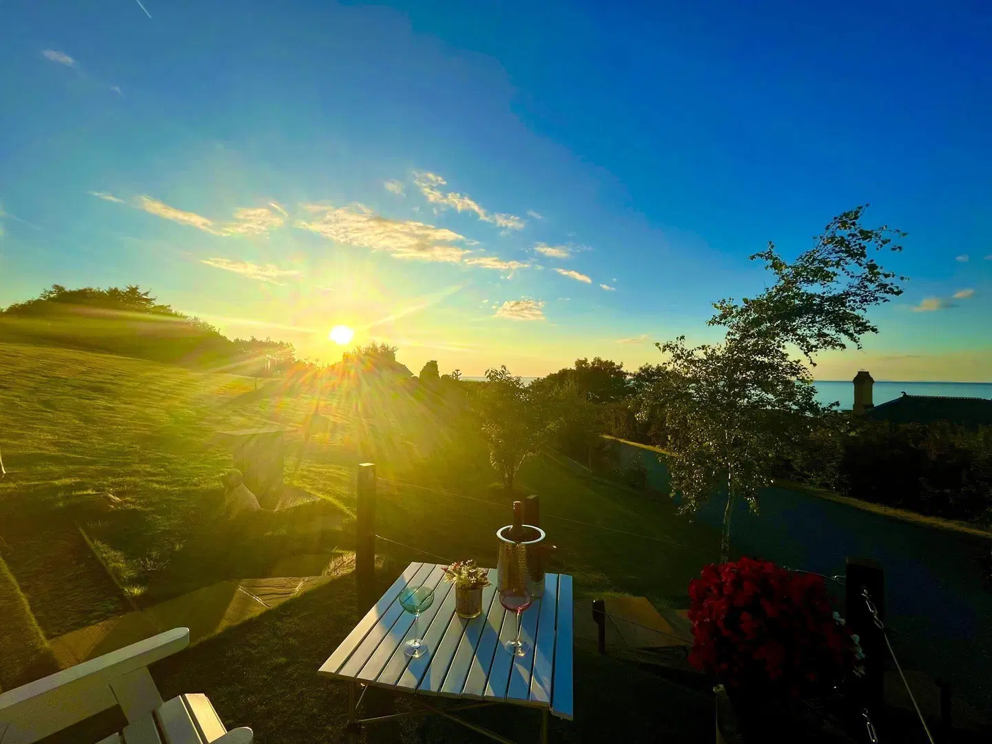 The Pod & Cwtch luxury accommodation Terrasse