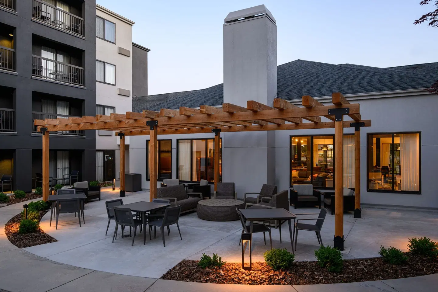 Courtyard by Marriott Boise Downtown Terrasse