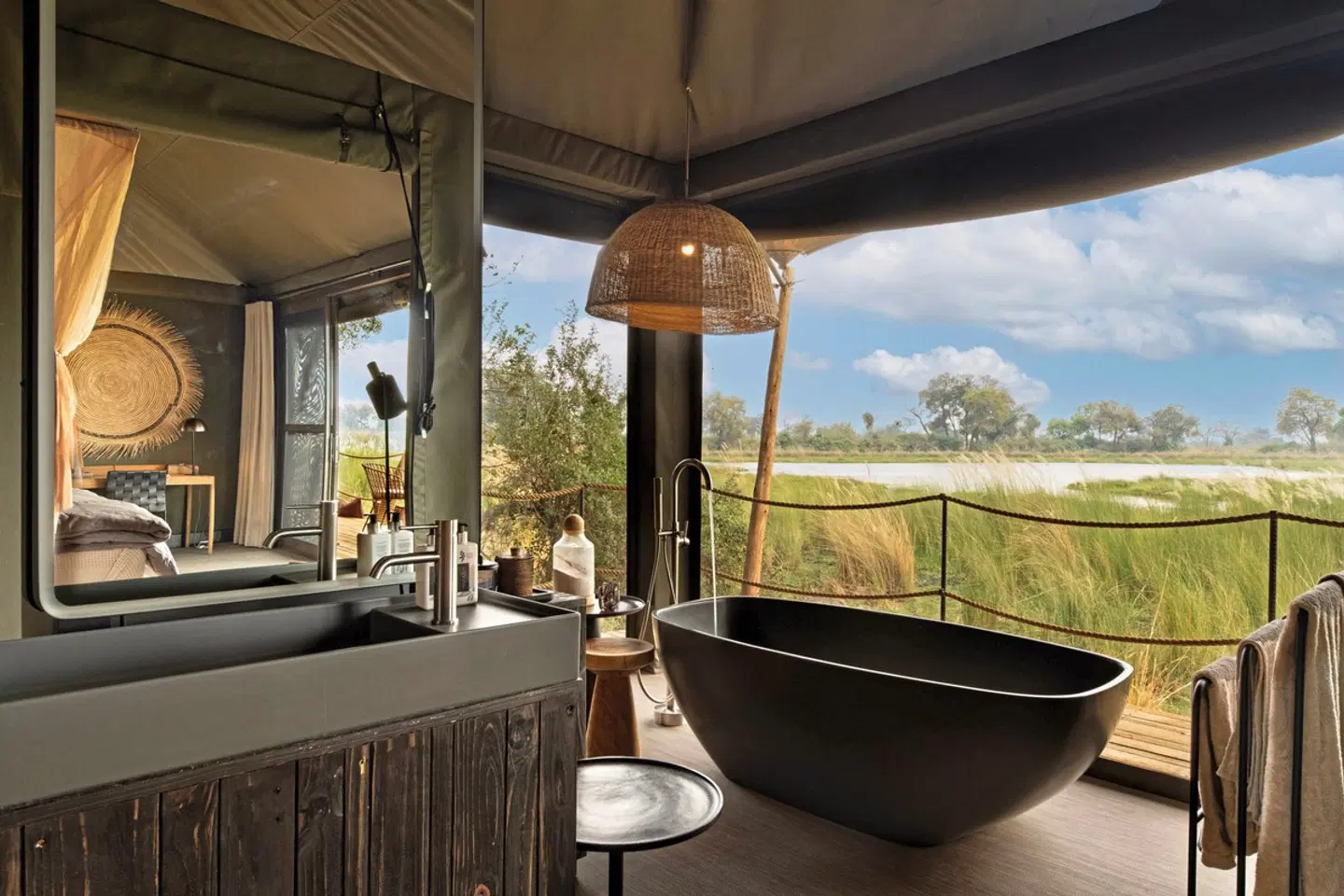 North Island Okavango Terrasse