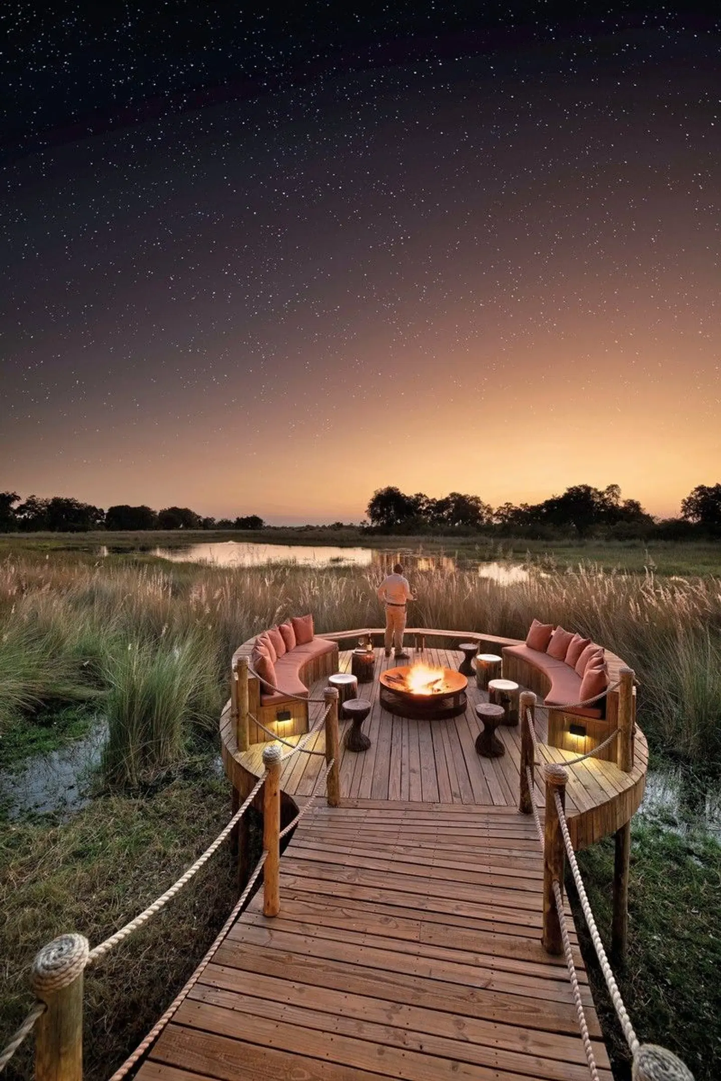 North Island Okavango Terrasse