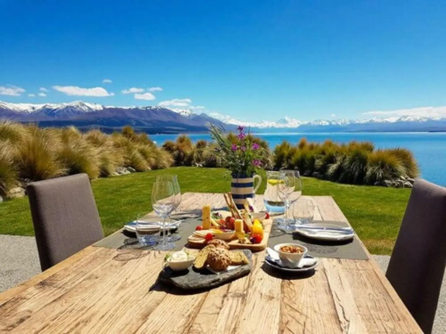 Lakestone Lodge Terrasse