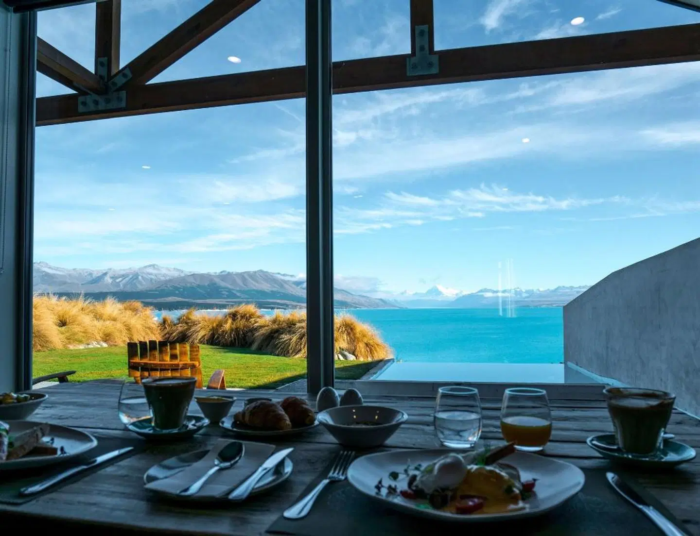 Lakestone Lodge Terrasse