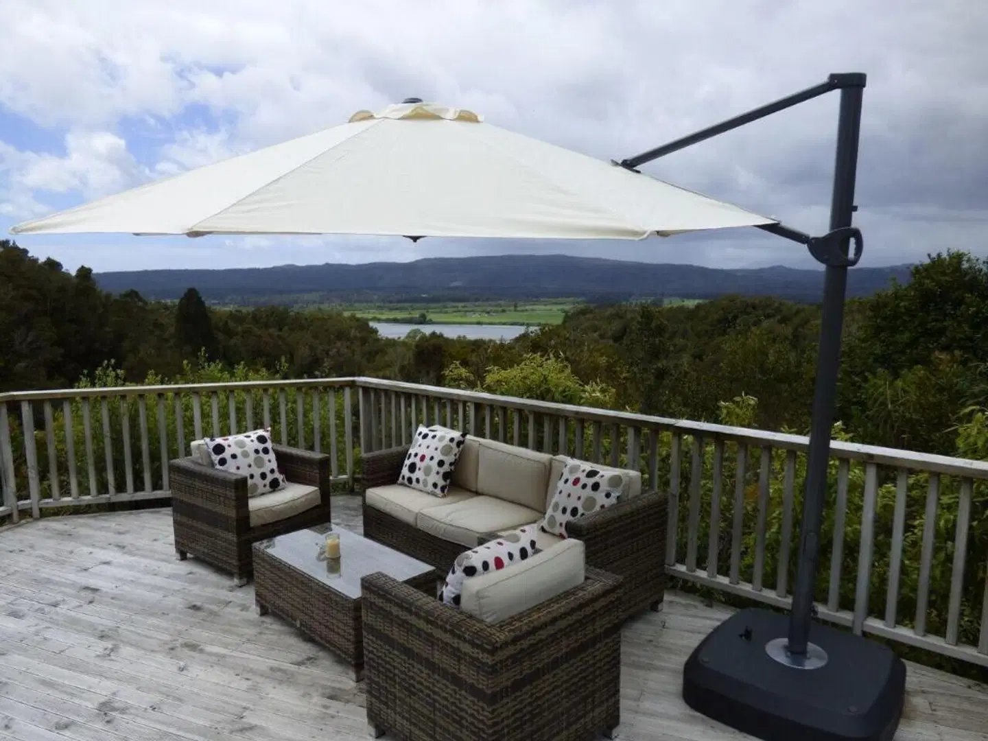 Rimu Lodge Terrasse