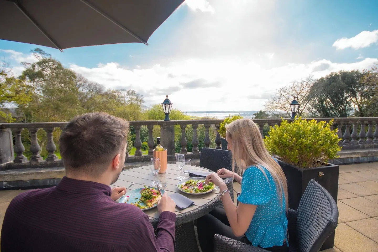 Wyndham Trenython Manor Terrasse