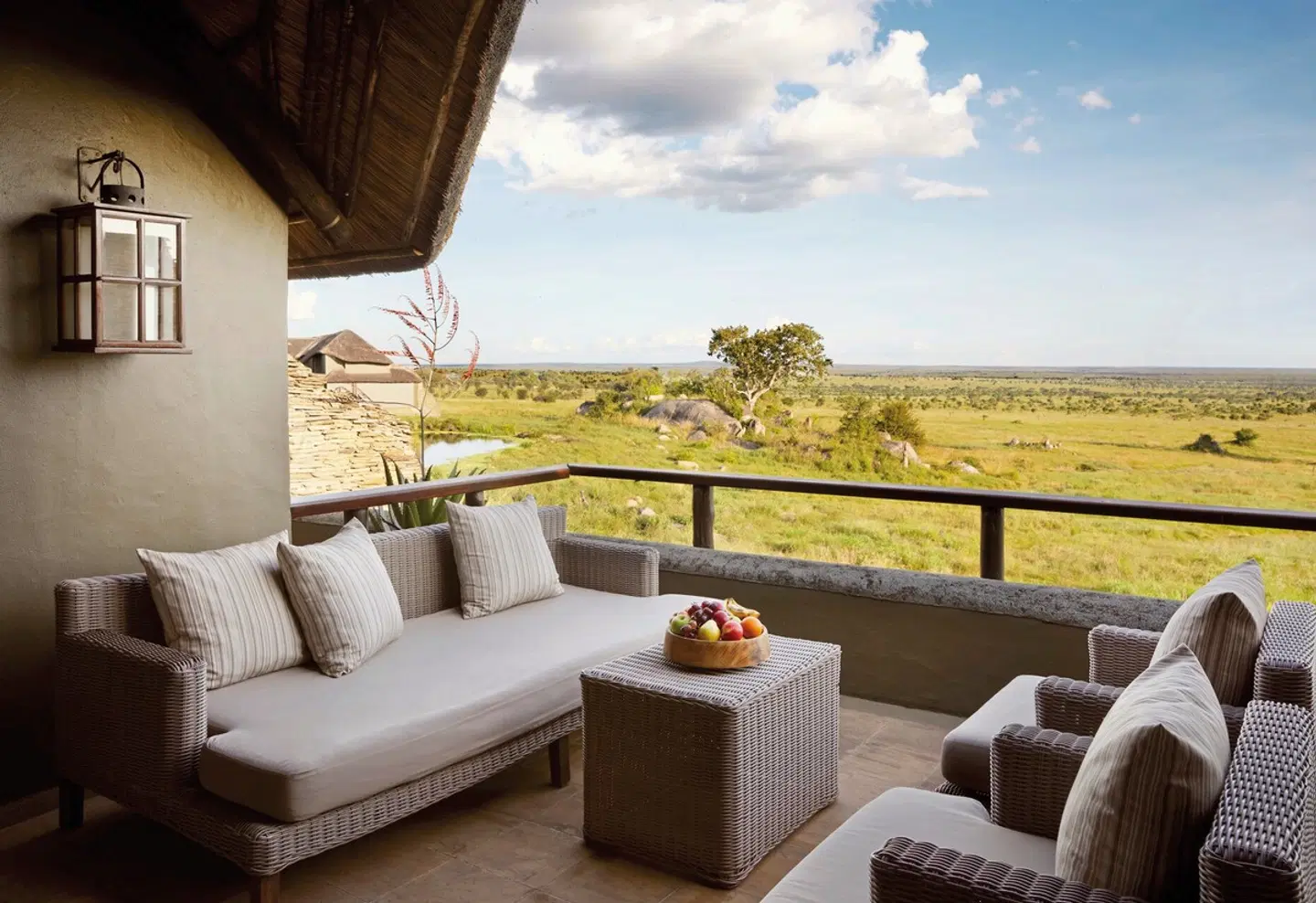 Four Seasons Serengeti Lodge Terrasse