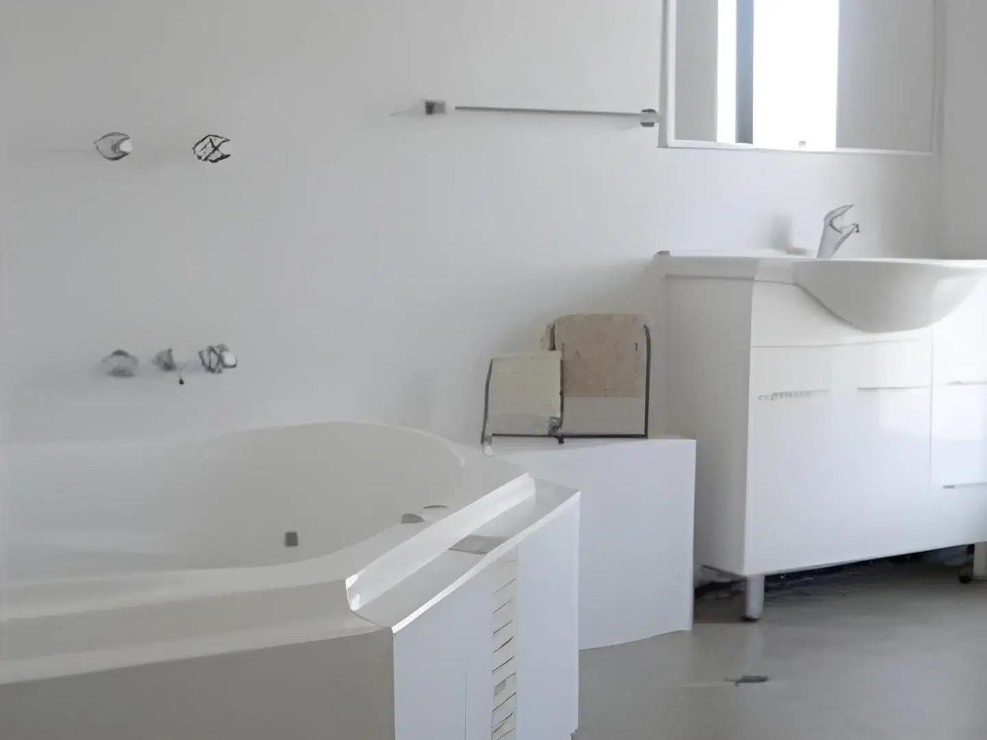 Race Course Apartments Badezimmer