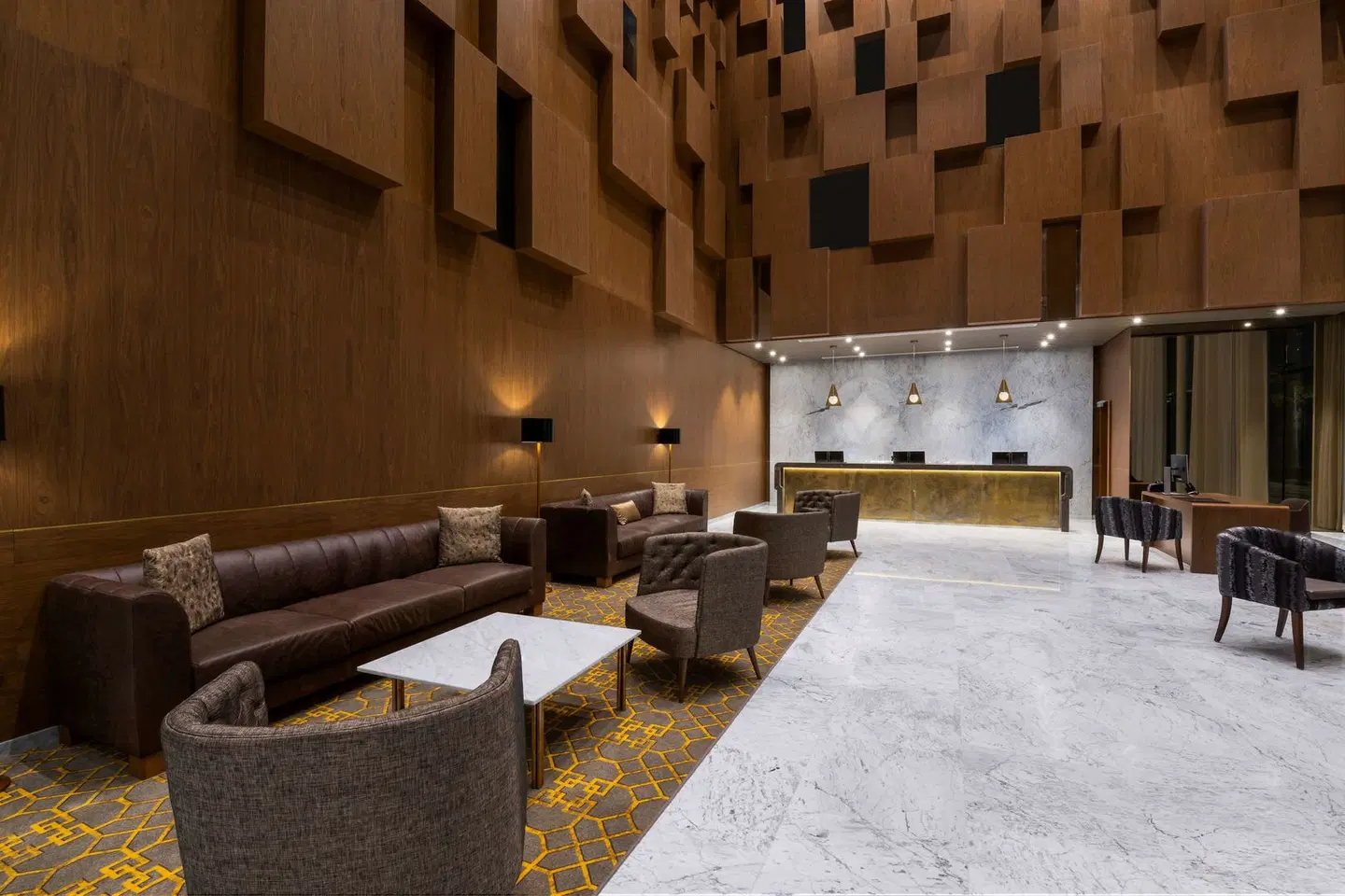 Aleph Doha Residences, Curio Collection by Hilton LOUNGE_LOBBY
