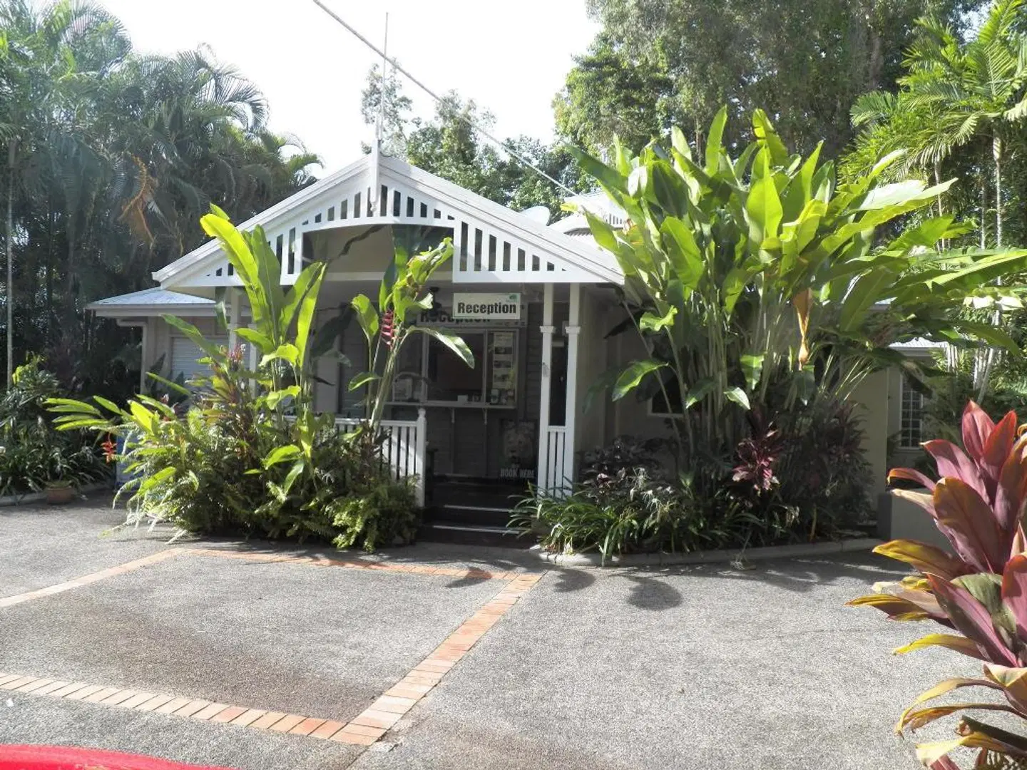 Palm Cove Tropic Apartments Garten