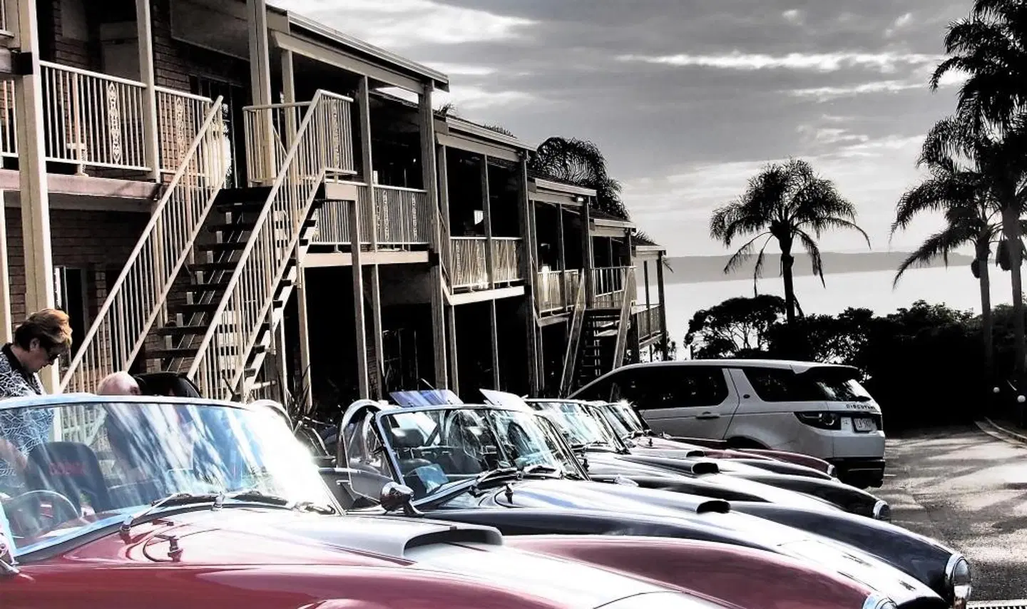 Twofold Bay Motor Inn Terrasse