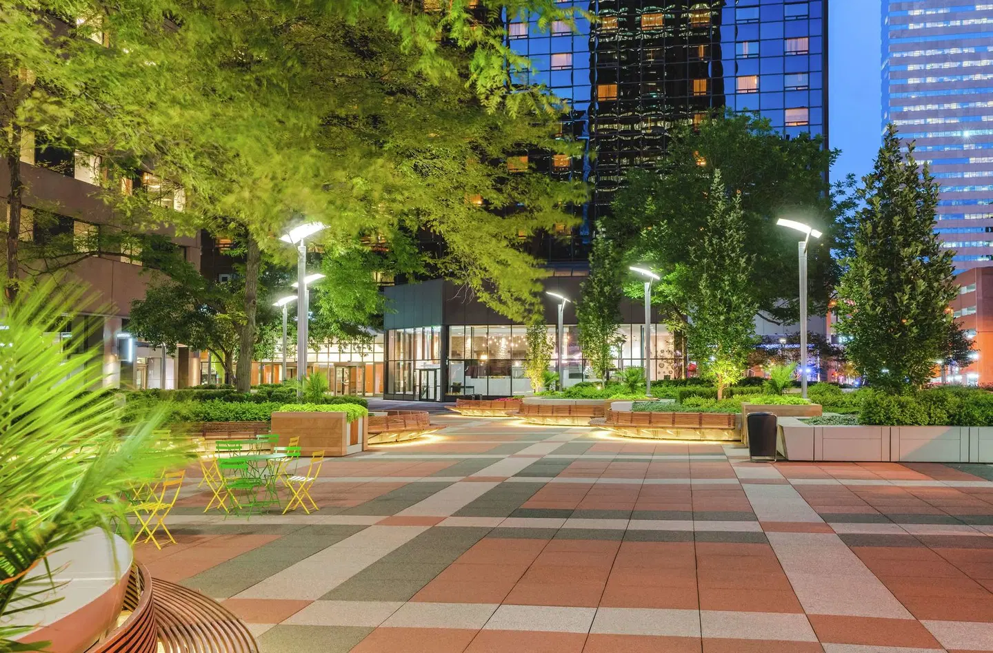 Hilton Denver City Center Garten