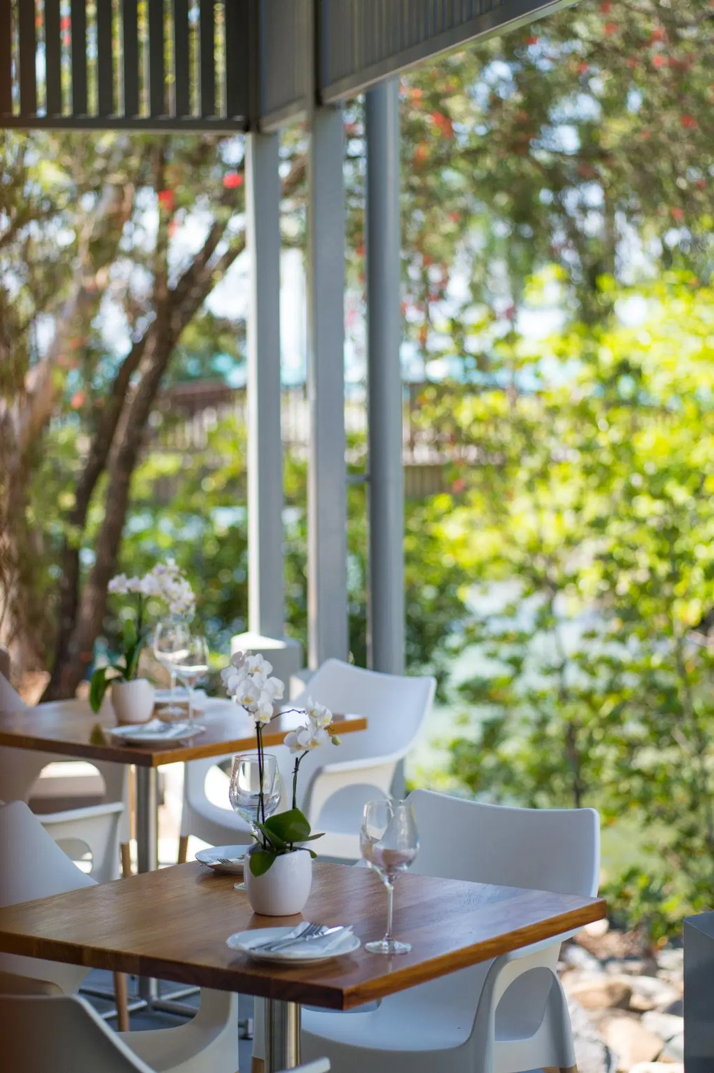 Heart Hotel and Gallery Whitsundays Terrasse