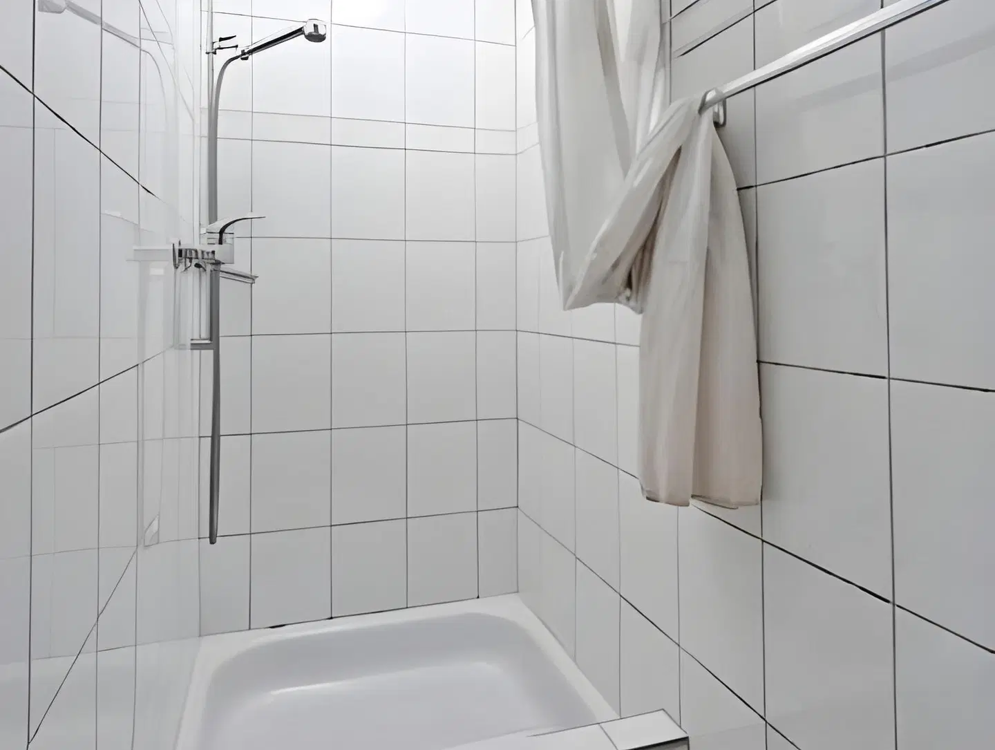 Weißes Kreuz Badezimmer