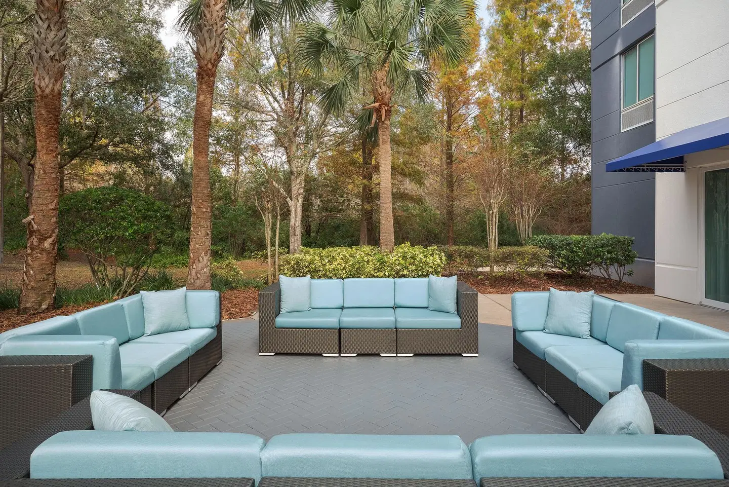 Hilton Garden Inn Tampa North Terrasse