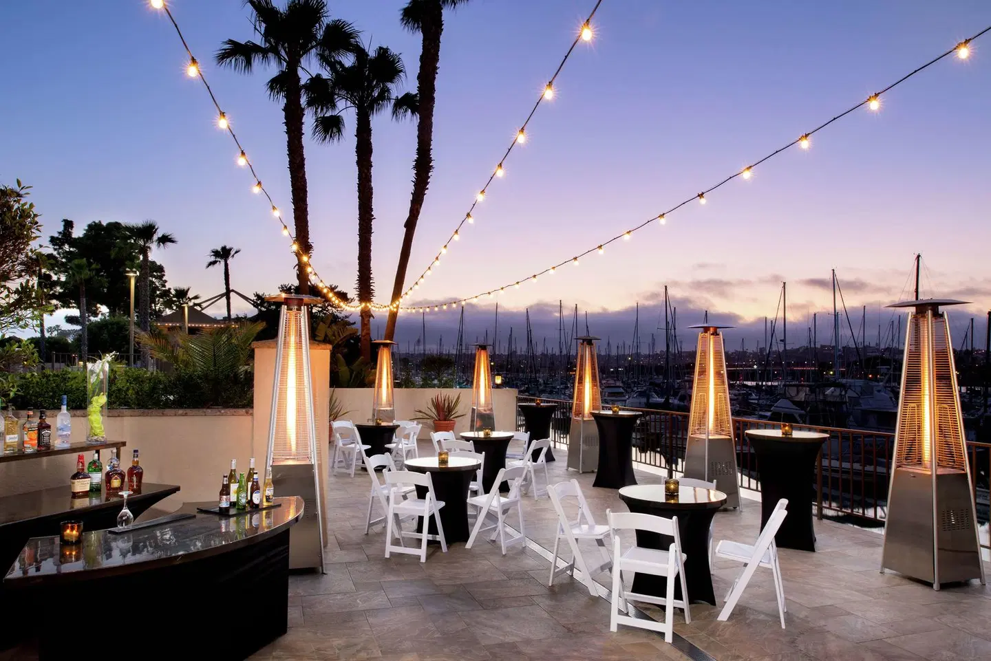 Hilton San Diego Airport/Harbor Island Terrasse