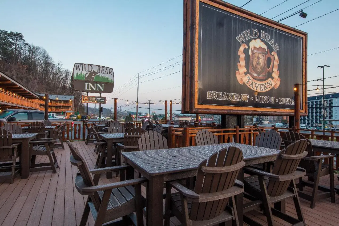 Wild Bear Inn Terrasse