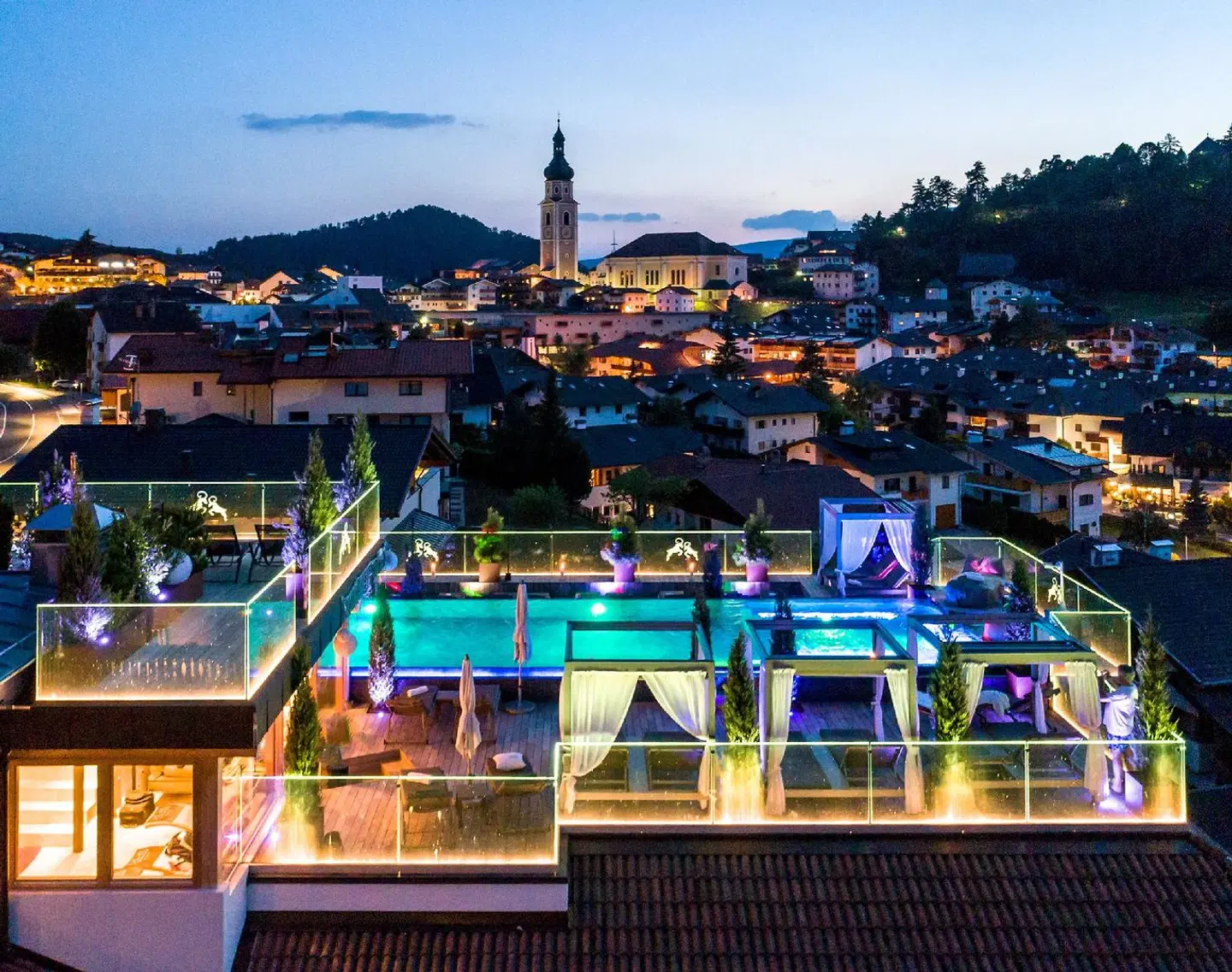 Abinea Dolomiti Romantic Spa Hotel Terrasse