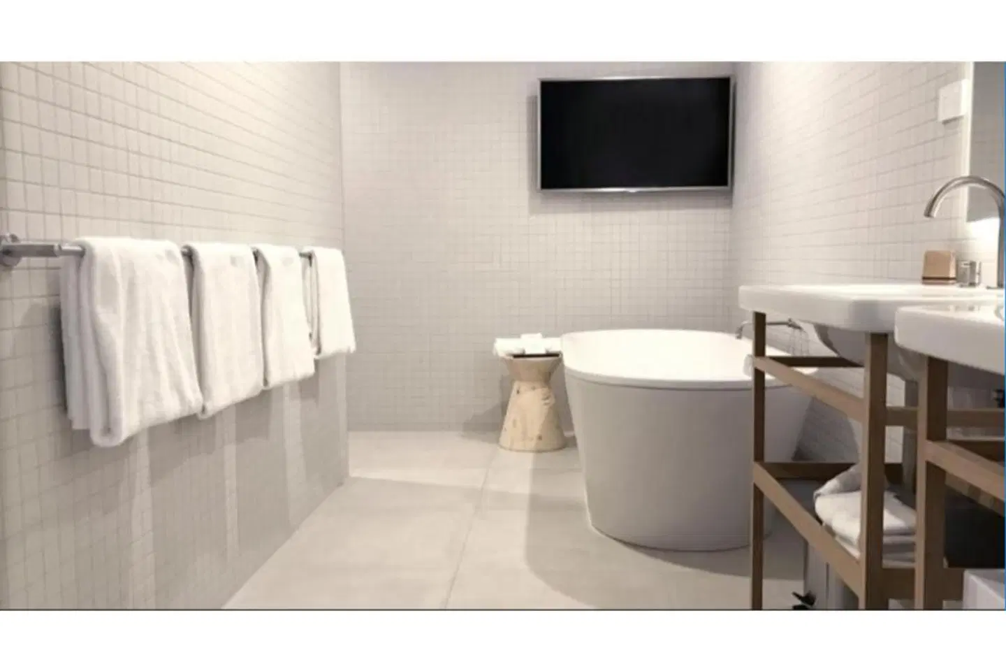 Mitchelton Hotel Badezimmer