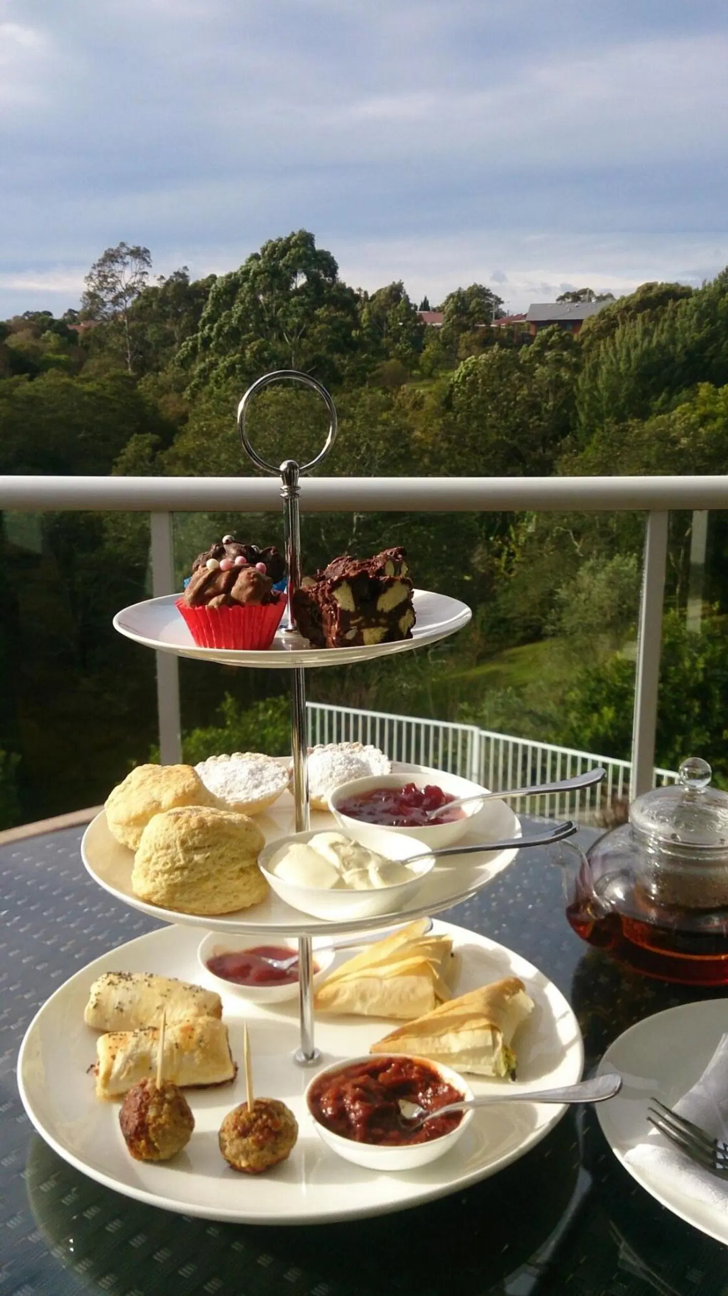 Valley View Bed and Breakfast Terrasse