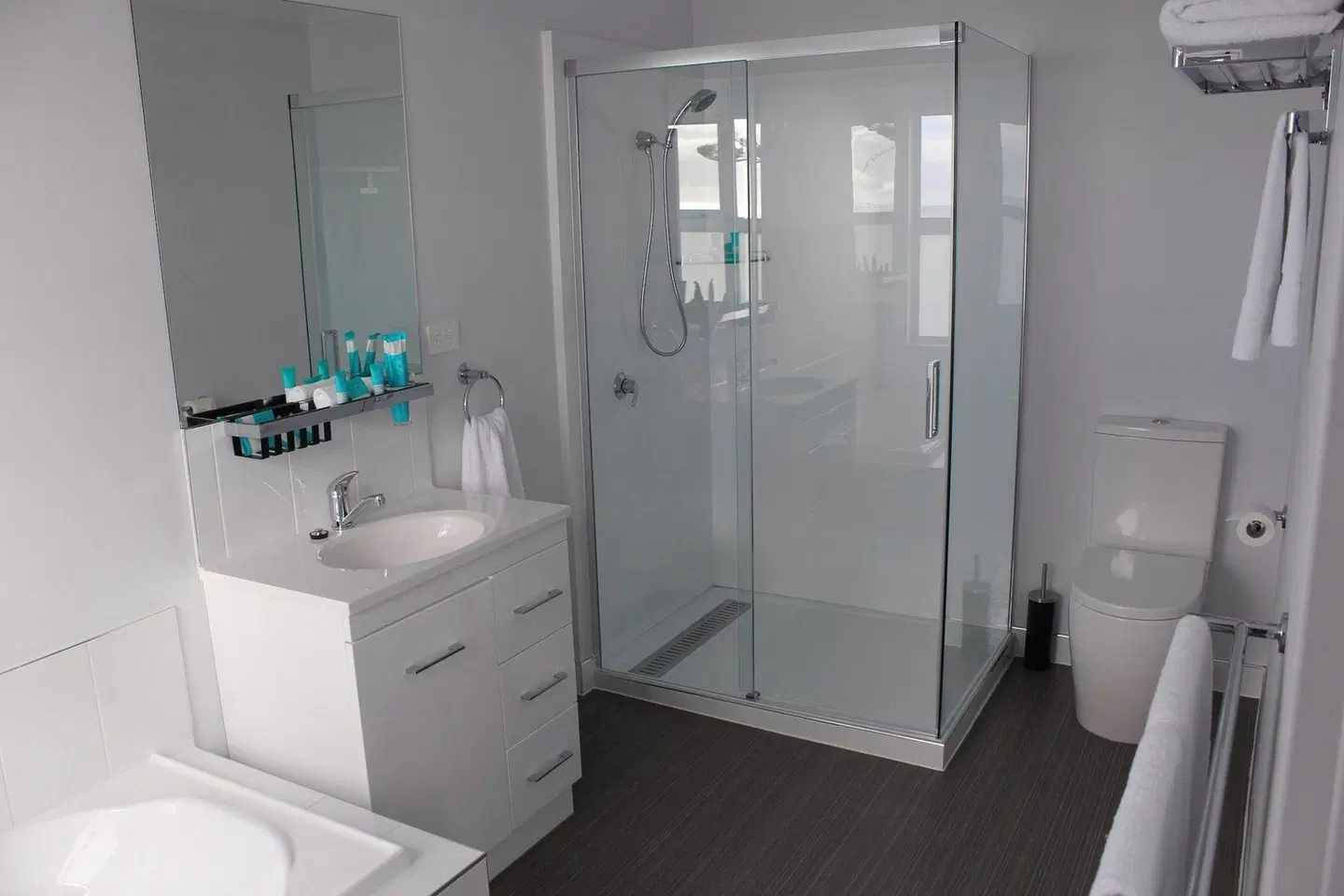 Beach Hotel Badezimmer