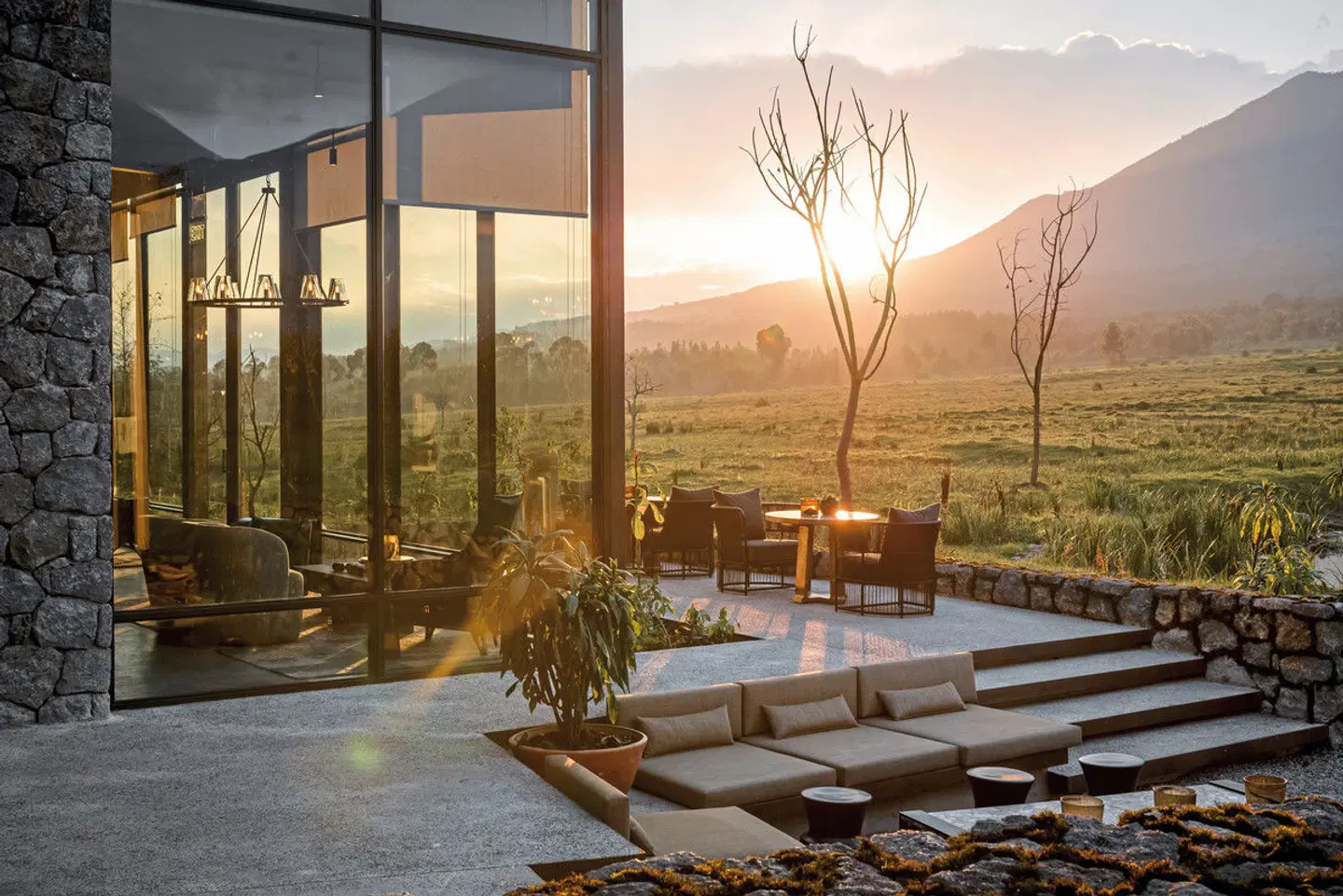 Singita Kwitonda Lodge Terrasse