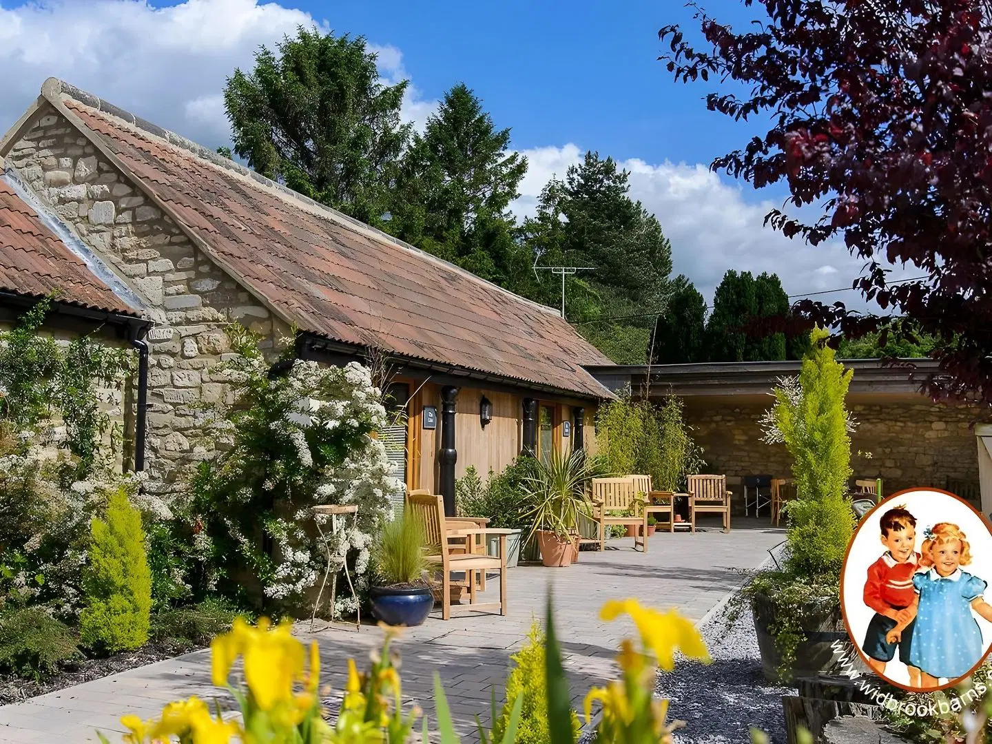 Widbrook Barns Terrasse