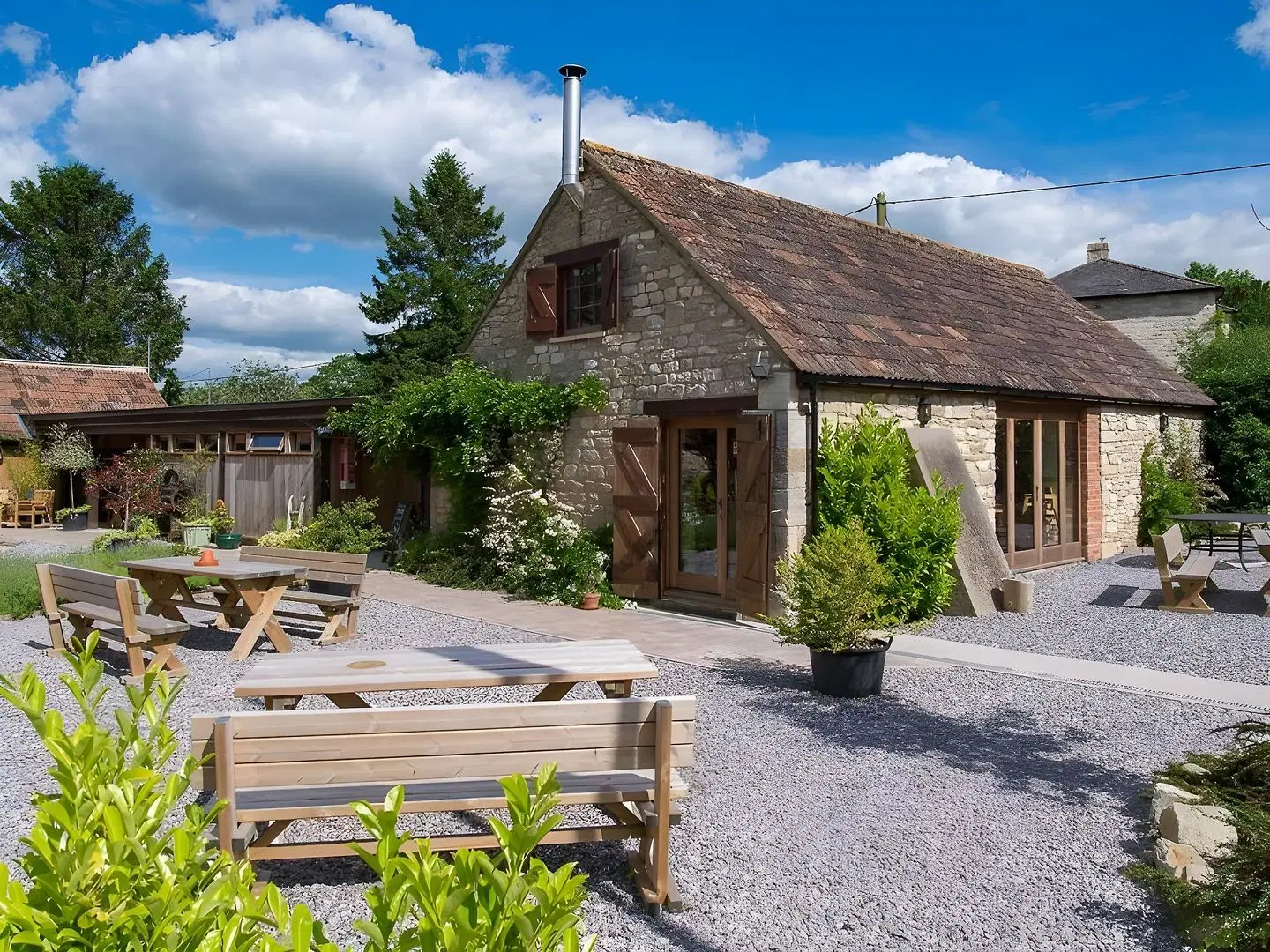 Widbrook Barns Garten