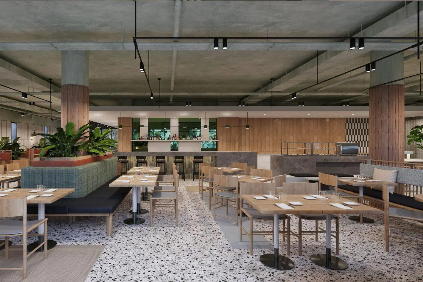 Courtyard by Marriott Perth, Murdoch Terrasse