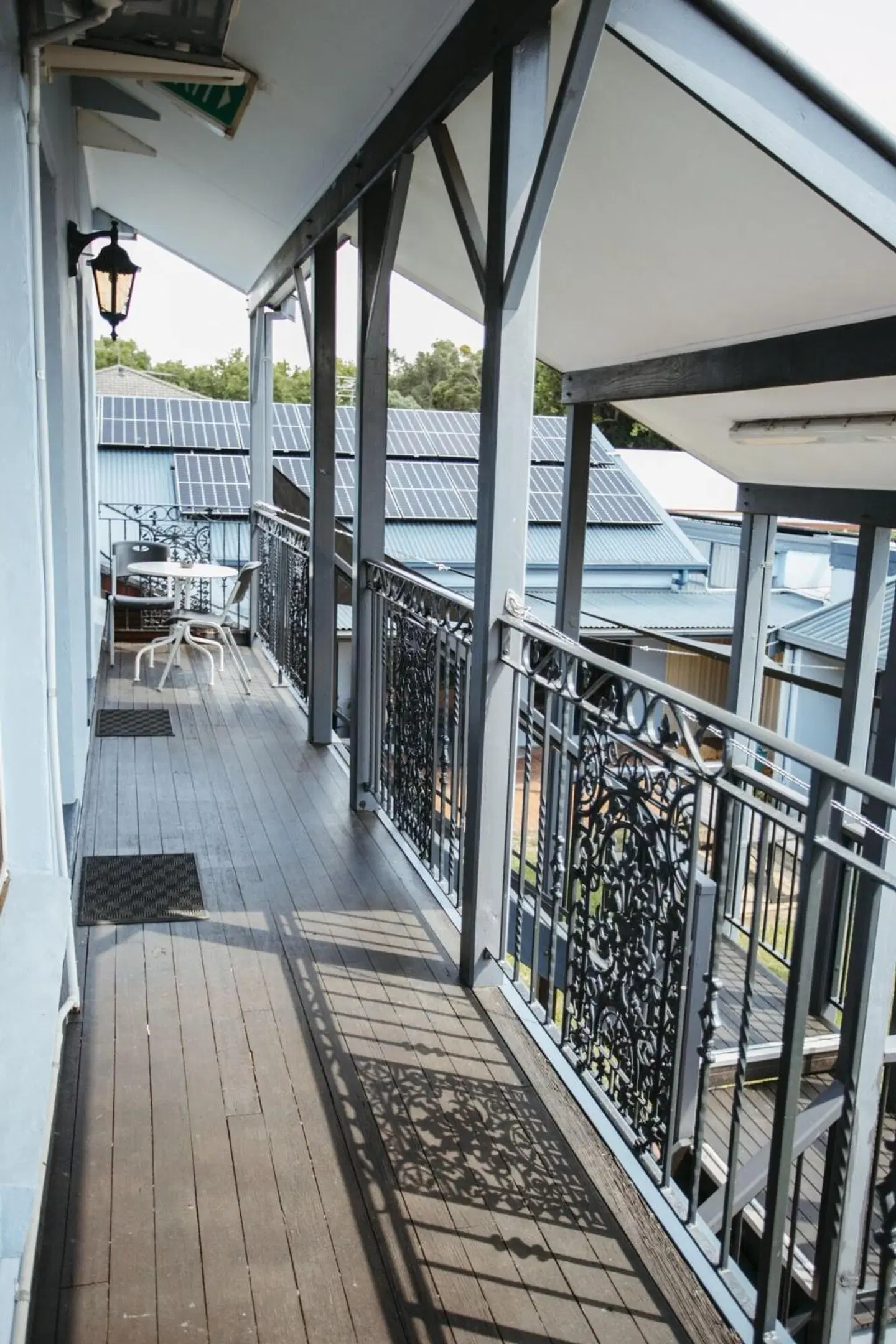 Colonial Motel Richmond Terrasse