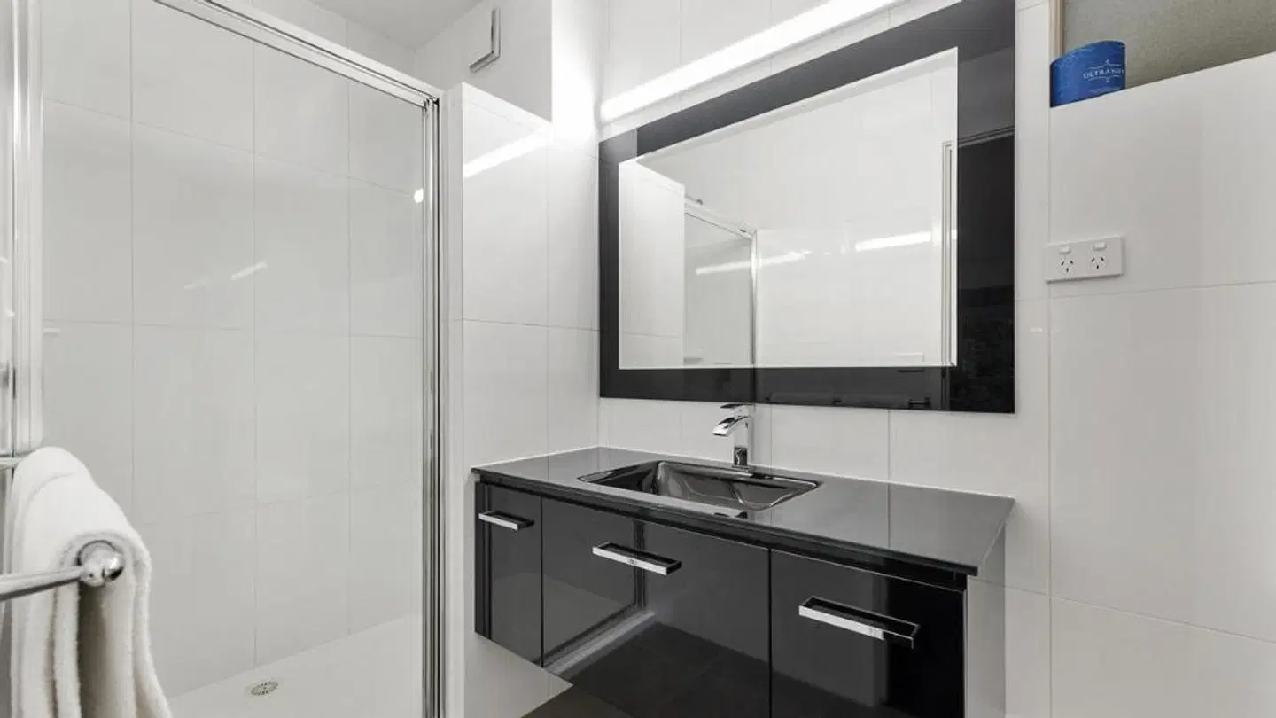 Bay City Geelong Motel Badezimmer