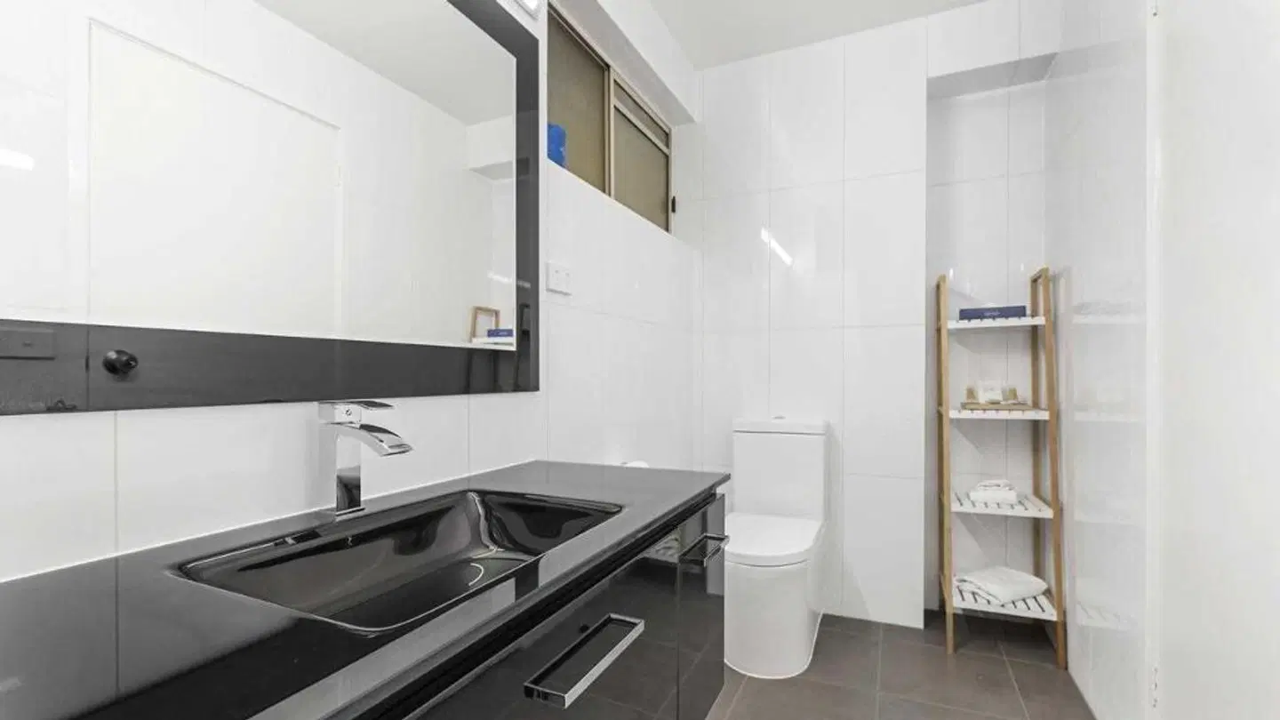 Bay City Geelong Motel Badezimmer