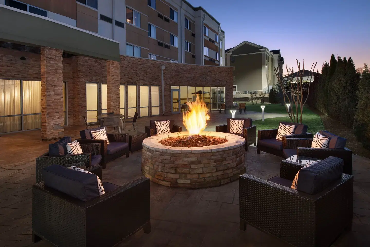 Courtyard by Marriott Little Rock North Terrasse