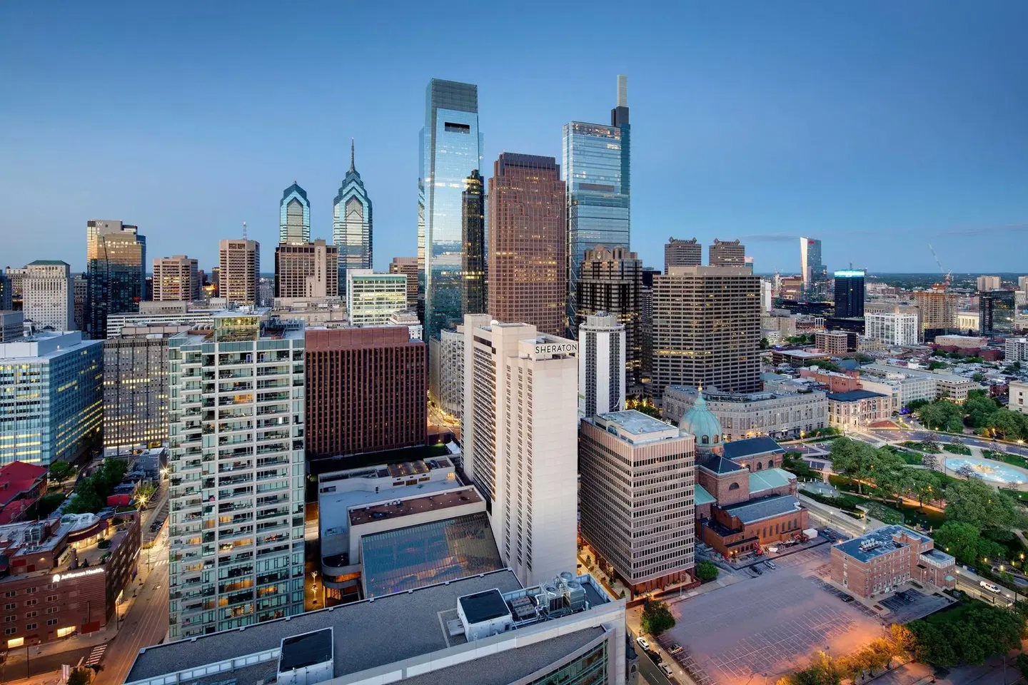 Sheraton Philadelphia Downtown Terrasse