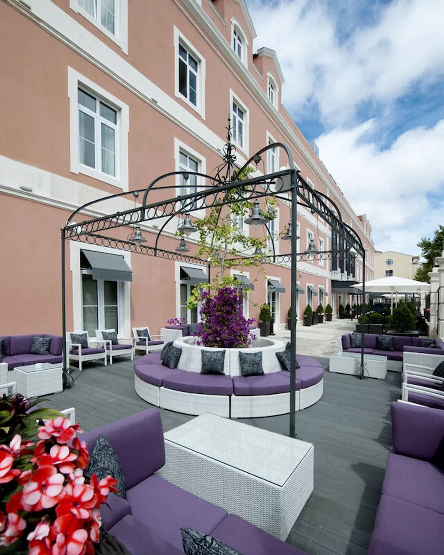 SANA Silver Coast Hotel Terrasse