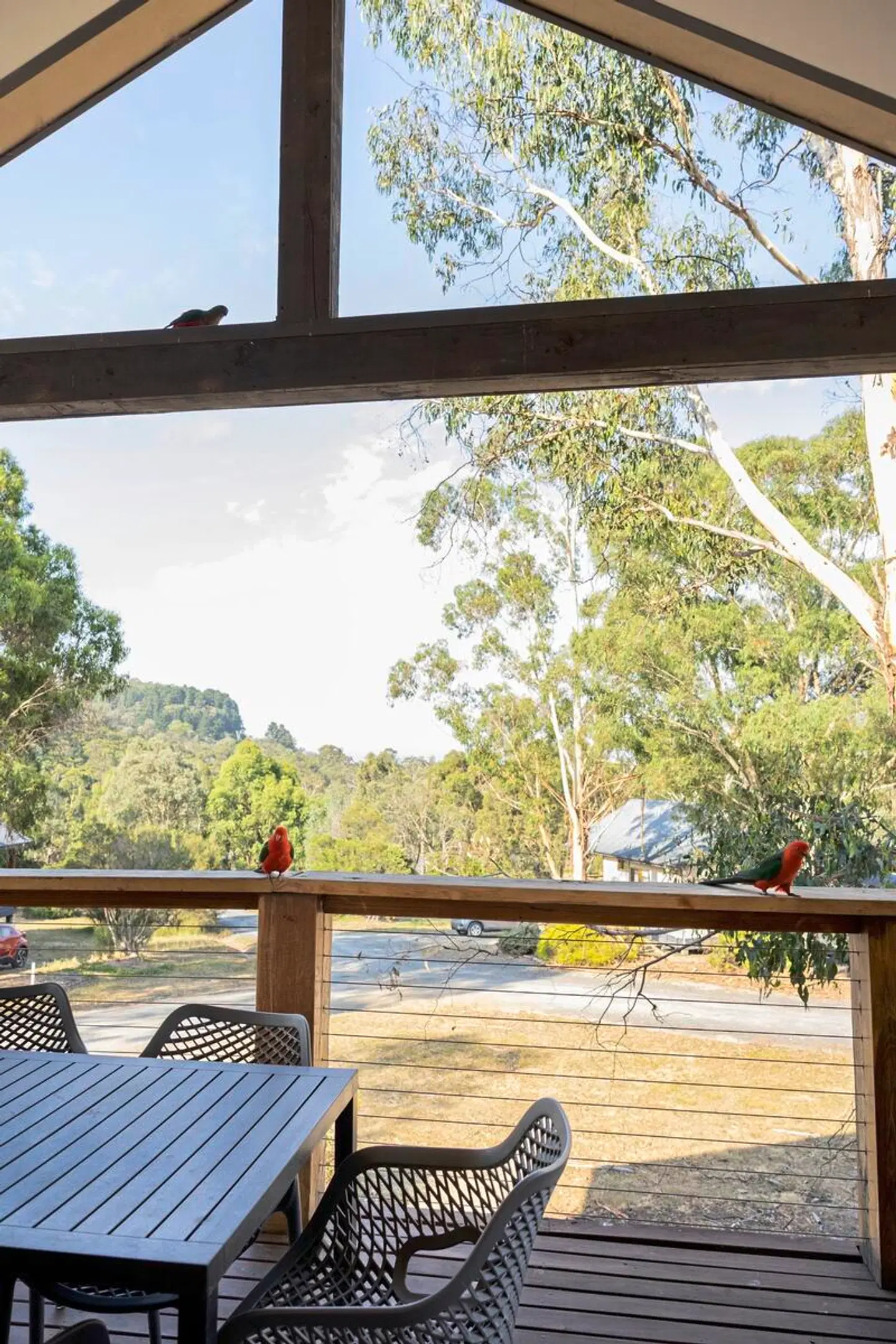 Yering Gorge Cottages Terrasse