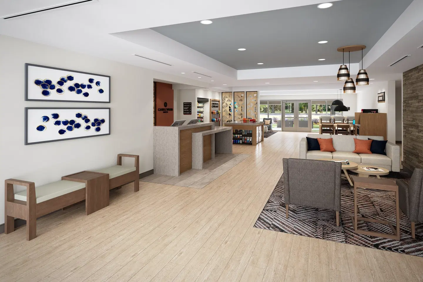 Hawthorn Suites by Wyndham Panama City Beach FL LOUNGE_LOBBY