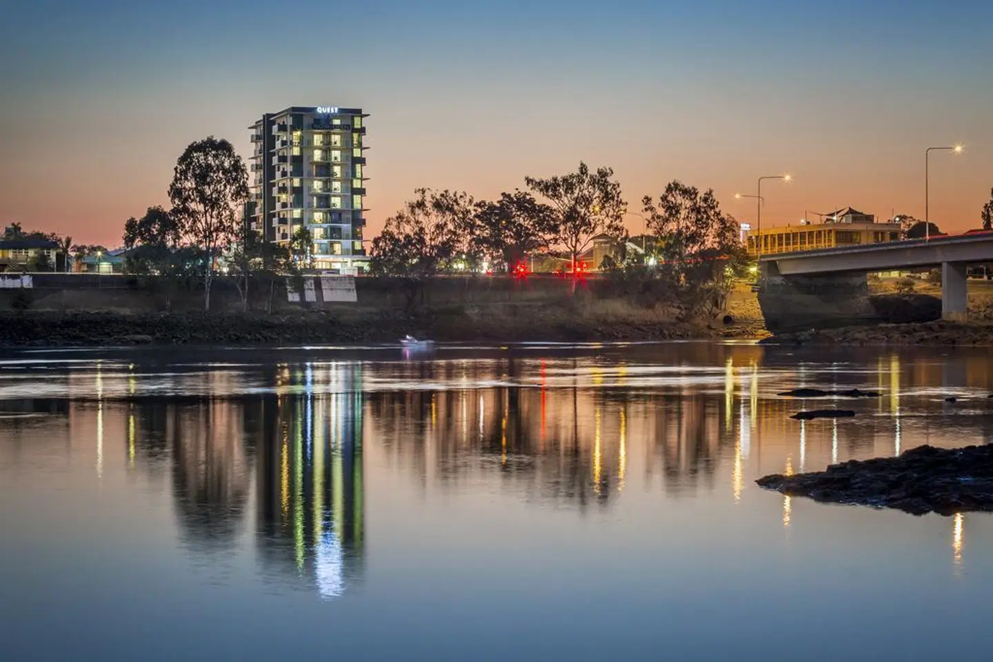 Quest Rockhampton Terrasse