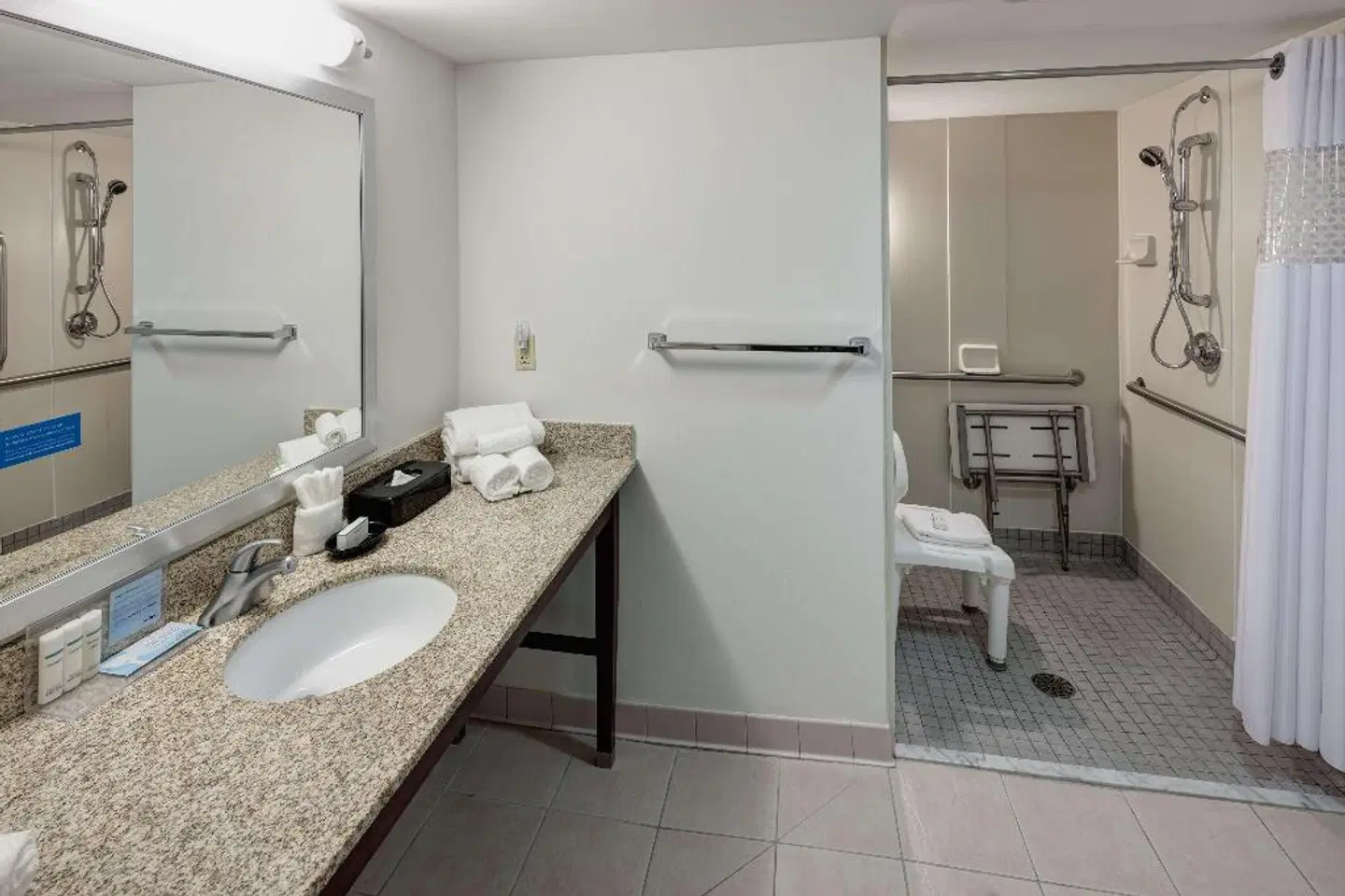 Hampton Inn St. Louis-Downtown (At the Gateway Arch) Badezimmer