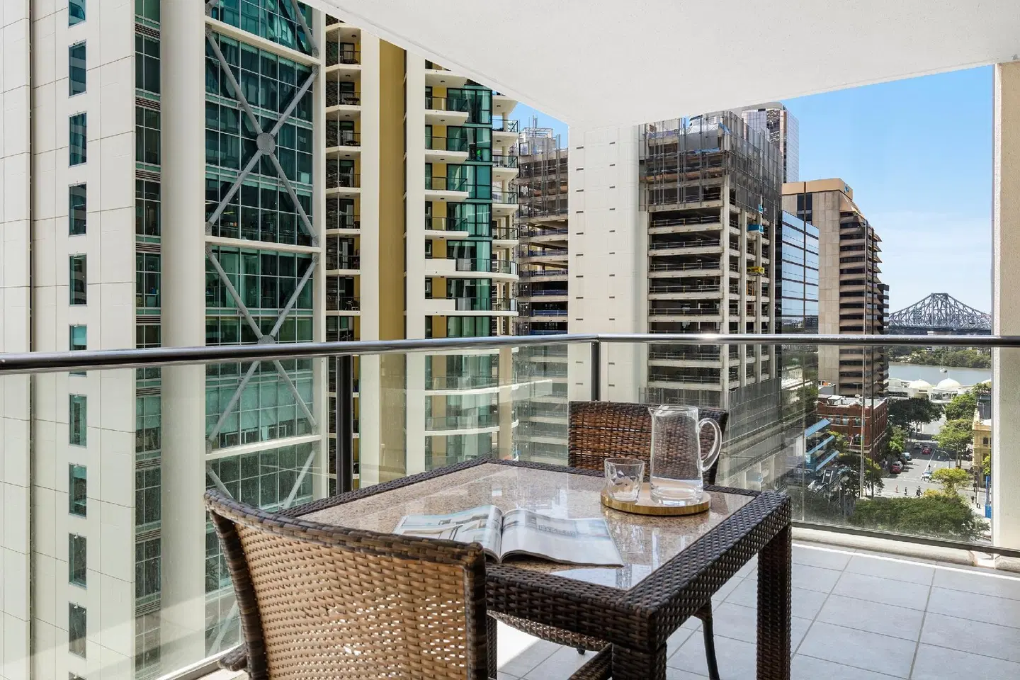 iStay River City Brisbane Terrasse