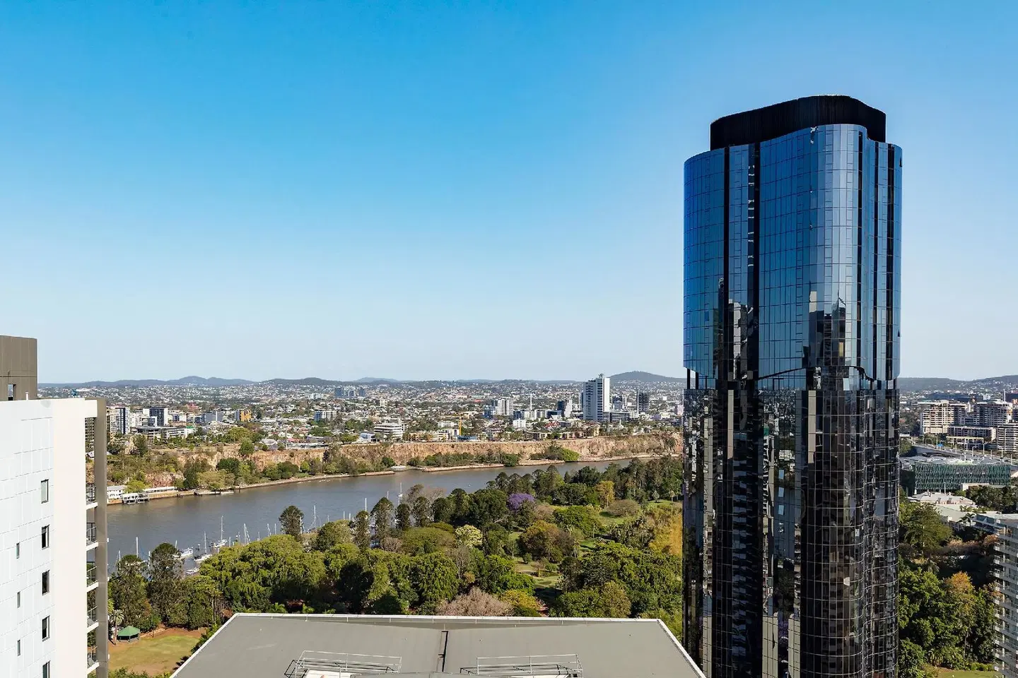 iStay River City Brisbane Terrasse