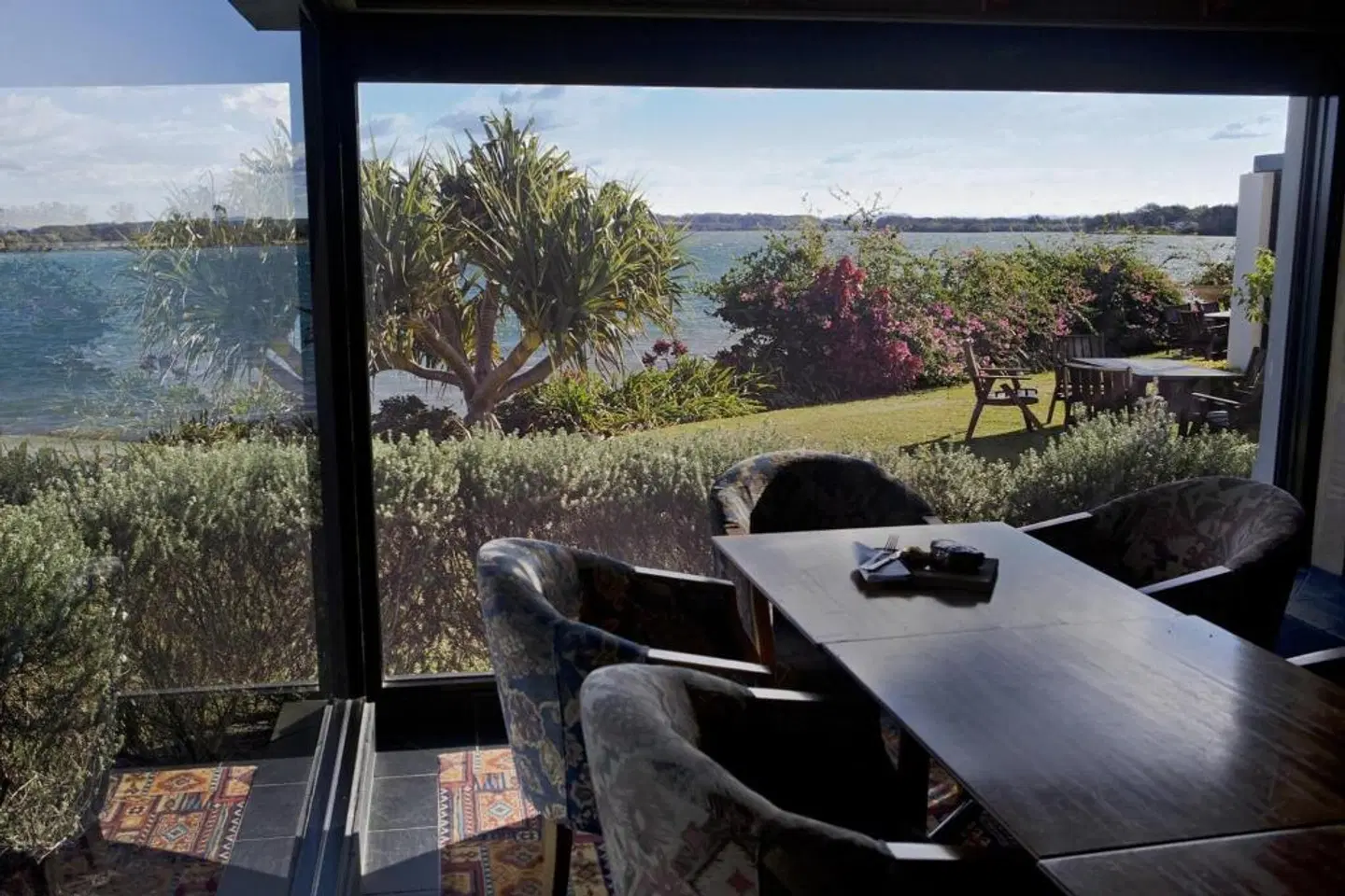 Harrington River Lodge Terrasse