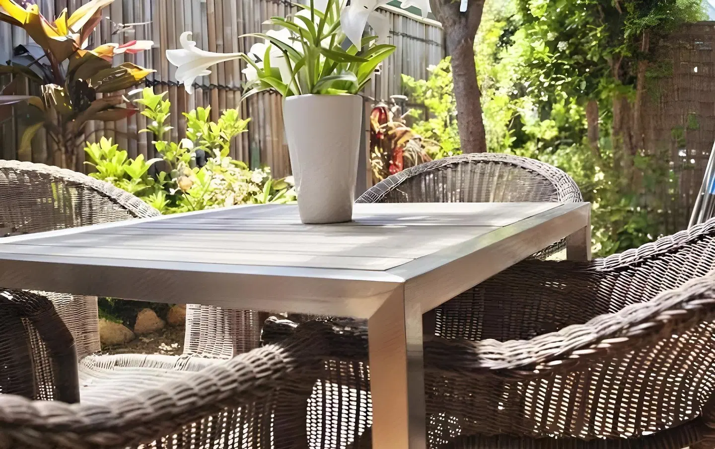 Vintages Accommodation Terrasse