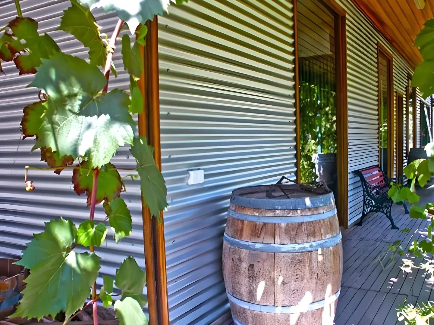 Valley Farm Vineyard Cottages Terrasse