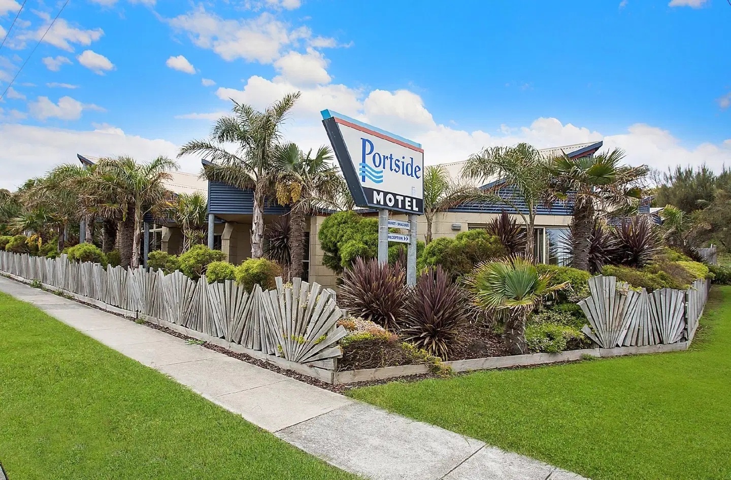 Portside Motel Garten