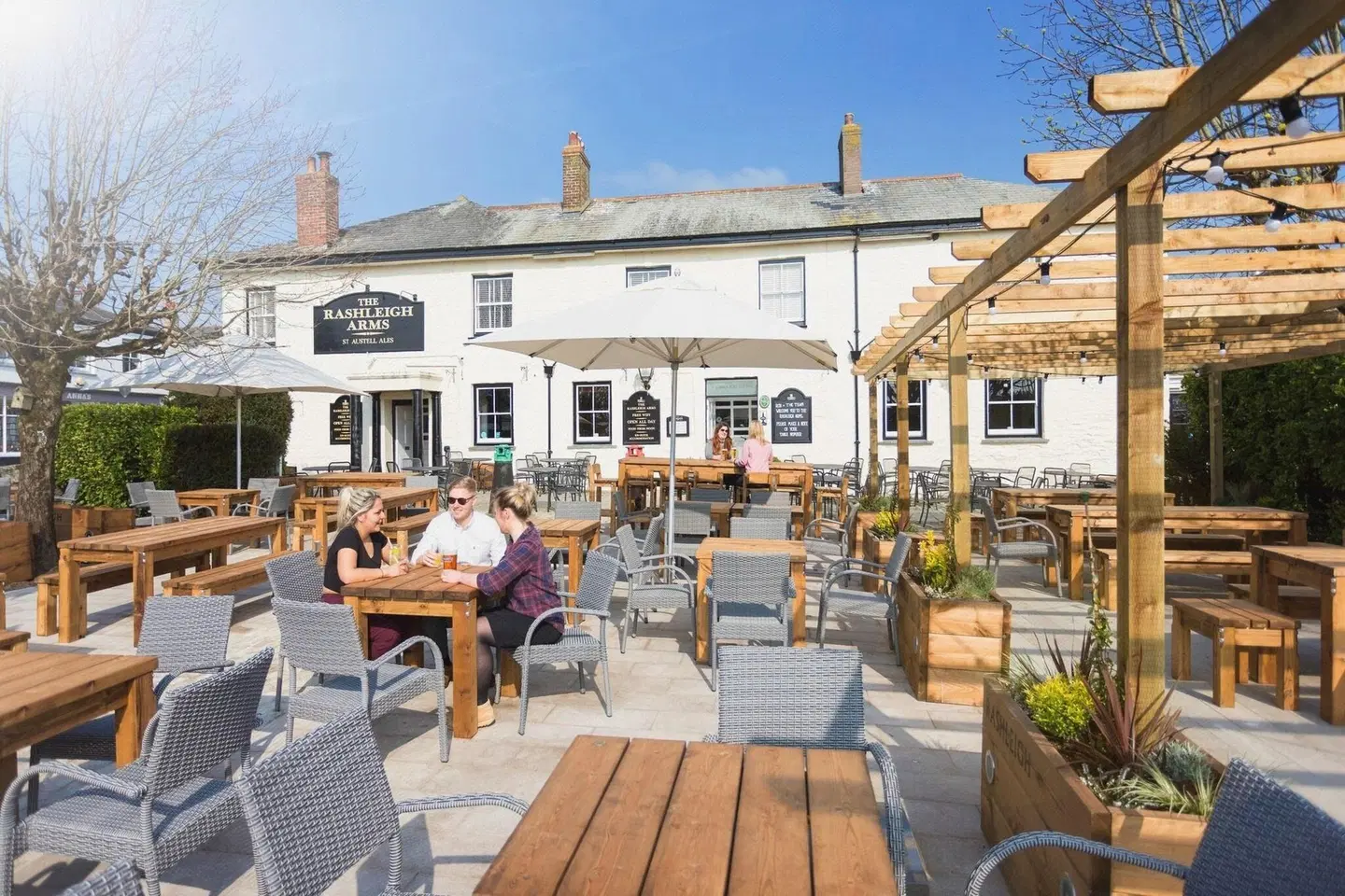 Rashleigh Arms Terrasse