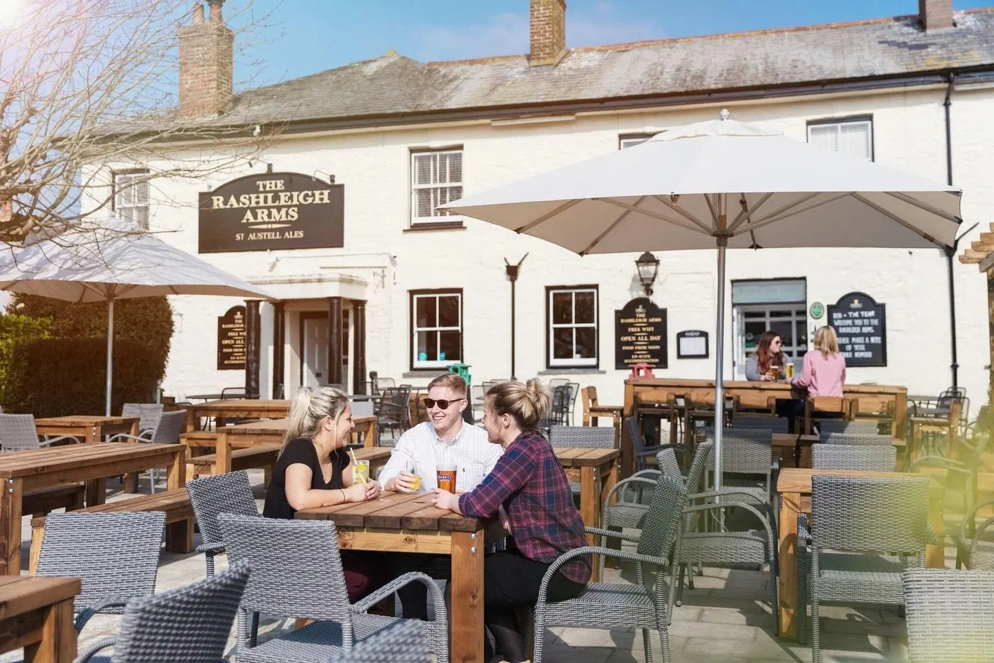 Rashleigh Arms Terrasse