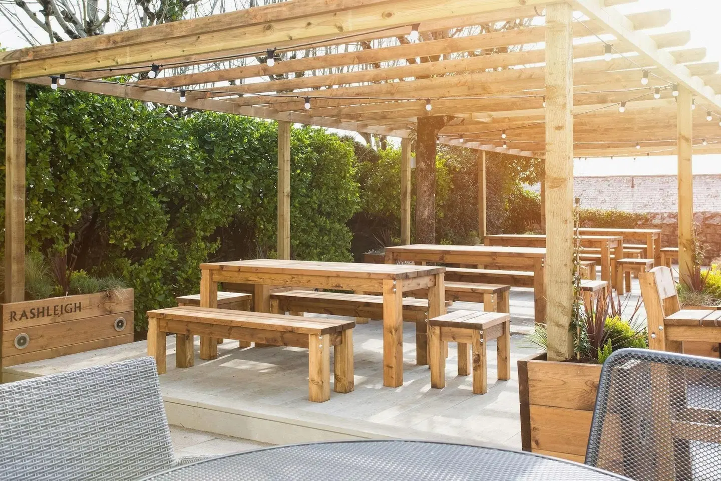 Rashleigh Arms Terrasse