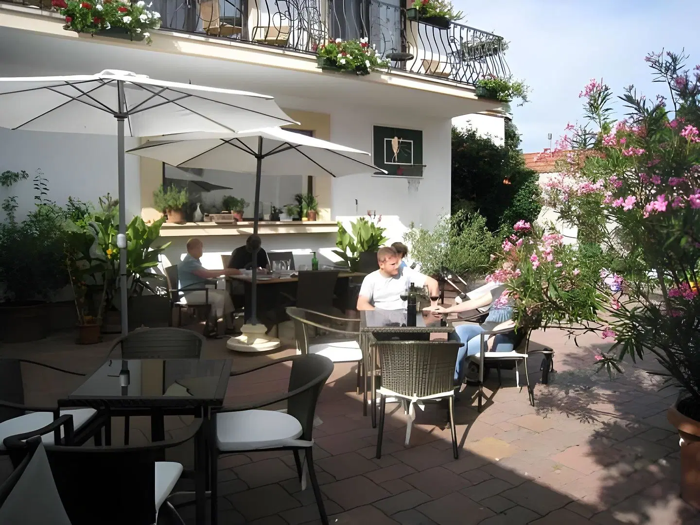 Pension Julia - Haus Elisabeth - Weinhof Lang-Wallner Terrasse
