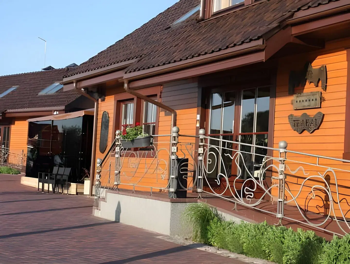 Viva Trakai Terrasse