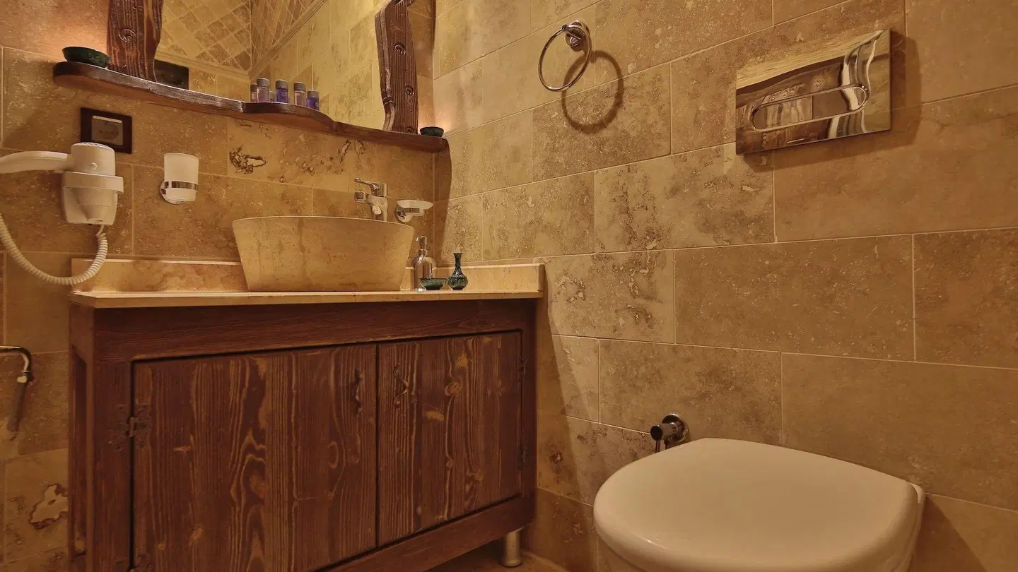 Cappadocia Cave Land Hotel Badezimmer