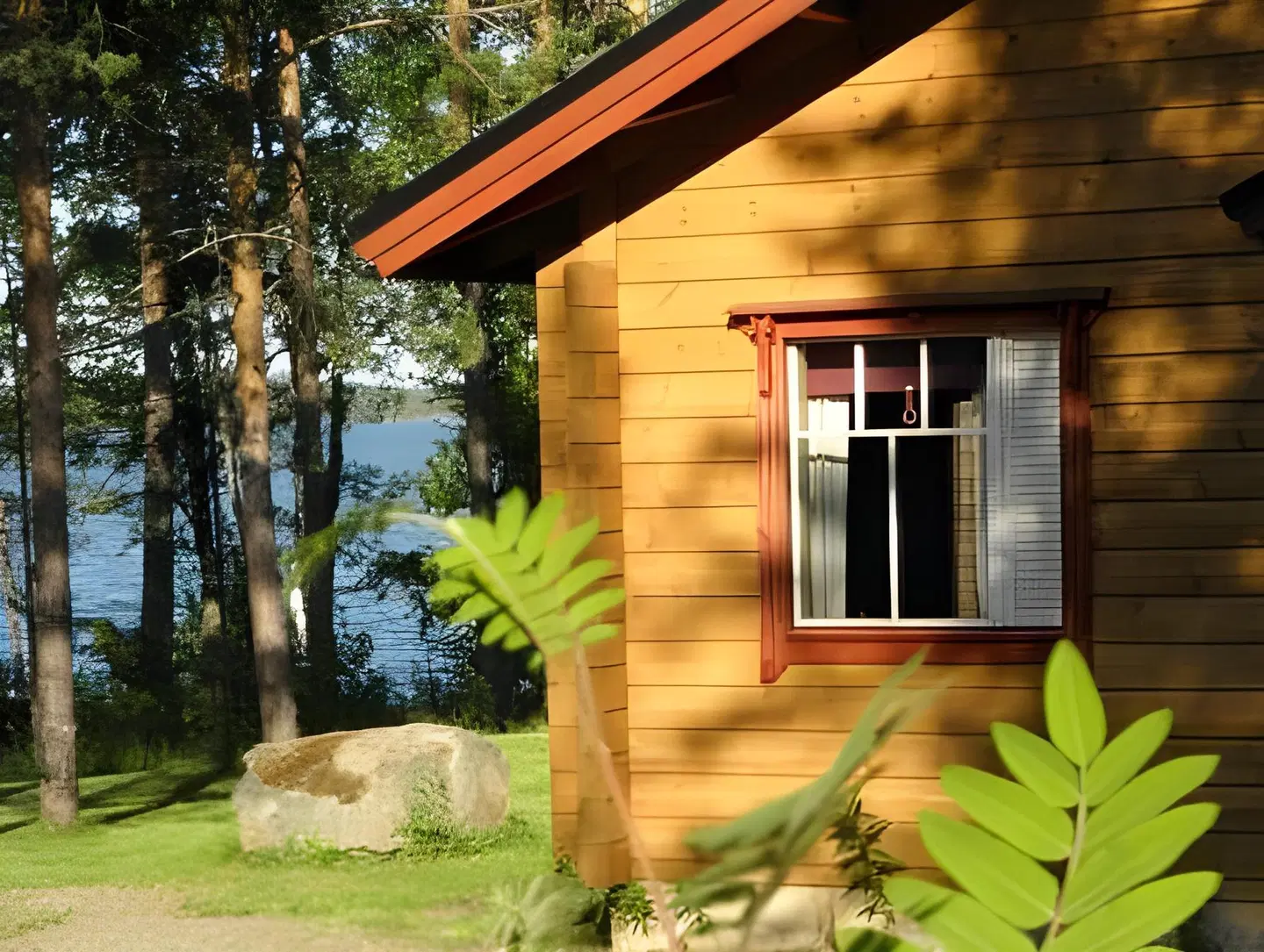 Loikansaari Lomamökit Holiday Cottages Terrasse